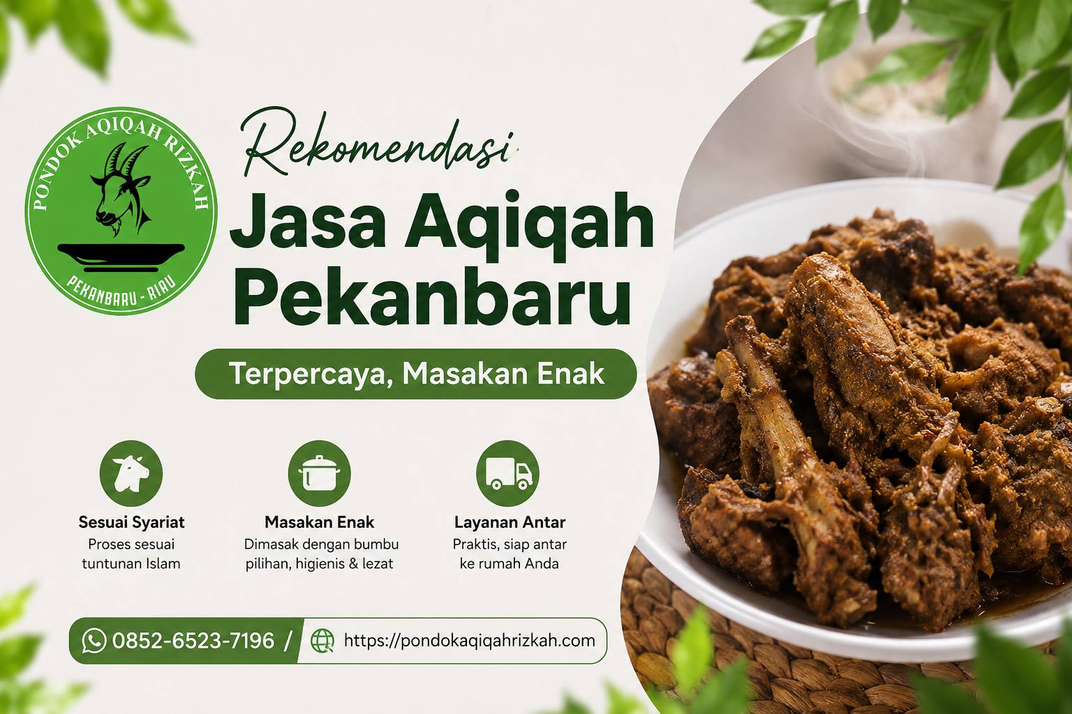 Rekomendasi Jasa Aqiqah Pekanbaru 0852 6523 7196 - Terpercaya Masakan Enak